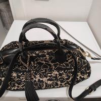 borsa twin set tessuto nero