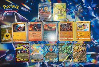 Lotti carte Pokémon vari set
