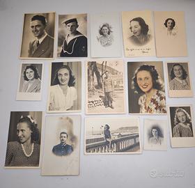 Lotto 15 Foto Epoca Anni 30 40 Militaria Ritratti