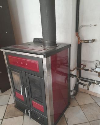 Termostufa a pellet/legna Bi-Fire Mid