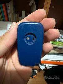 guscio chiave Fiat di colore blu