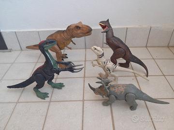 lotto 5 dinosauri jurassic world 