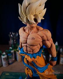 Action Figure Goku Super Saiyan Kit Resina da vern