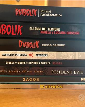 Fumetti e manga death note, dylan dog, batman ecc.
