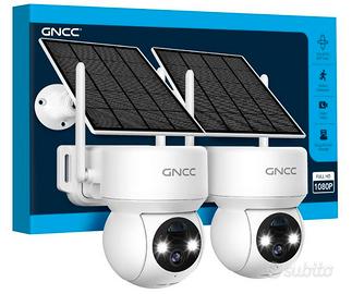Telecamera Wi-Fi Esterno Senza Fili con Pannello S