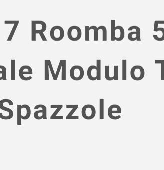 modulo con spazzole Roomba 500/600/700