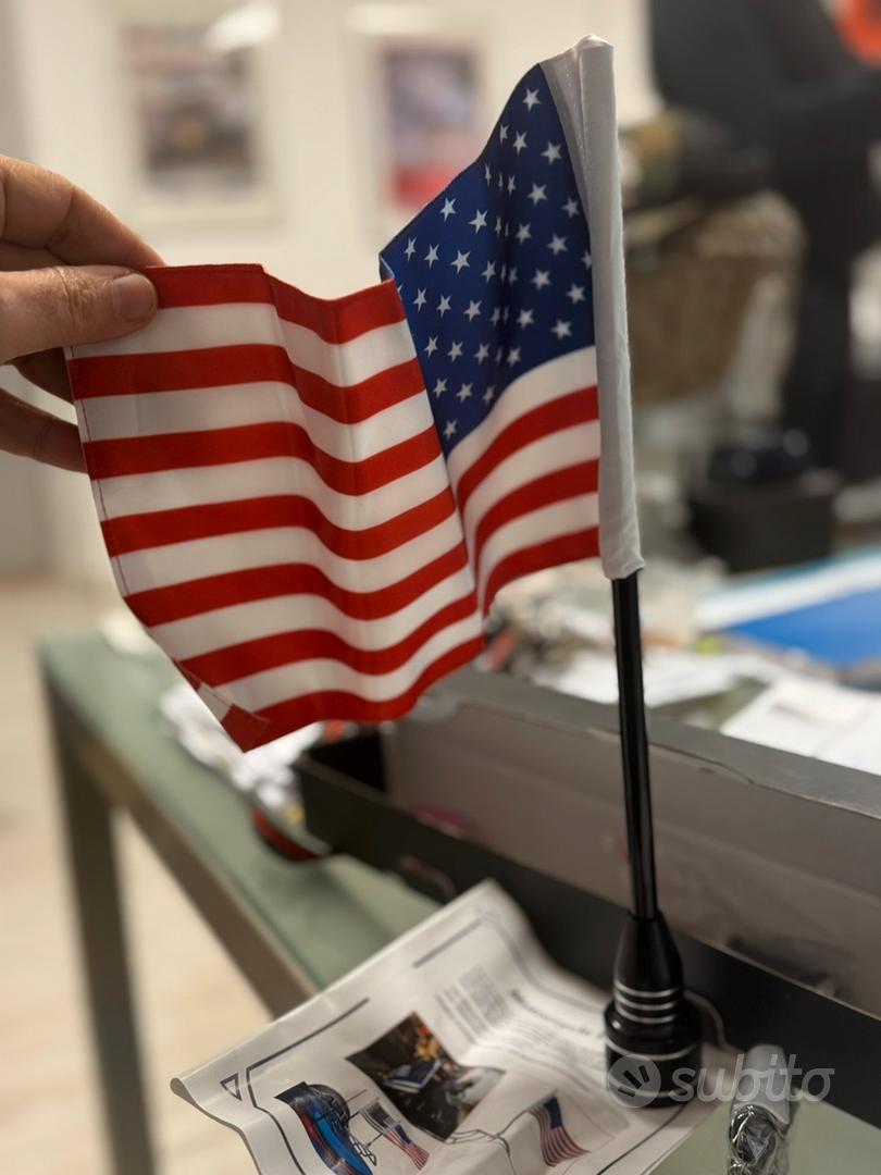 Specchietto Bandiere Per Auto Bandierine Specchietto Retrovisore Interno Auto - Porto Rico E USA - Decorazione Nuova Specchio Retrovisore Auto - Foto 4