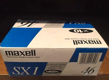 Audiocassetta Vergine Maxell SX-1 46 confez 10 Pz