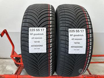 2 gomme 225 55 17 BF GOODRICH 4stagione
