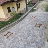 Pavimentazione in masselli autobloccanti