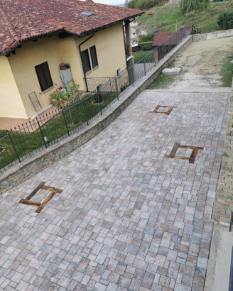 Pavimentazione in masselli autobloccanti