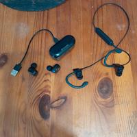2 coppie auricolari blutooth 