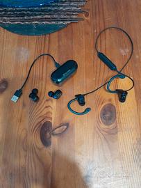2 coppie auricolari blutooth 
