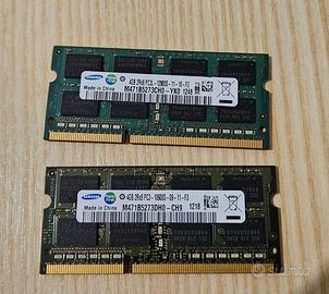 Memorie ram notebook 4gb