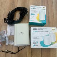 Antenna Kaser con Tp-Link Deco router e ripetitori