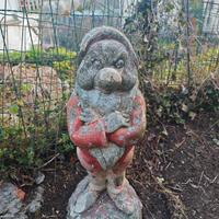 Nano in sasso da giardino Brontolo 