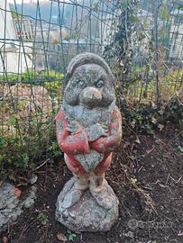 Nano in sasso da giardino Brontolo 