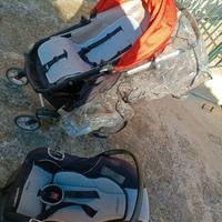 passeggino trio foppapedretti + base isofit auto