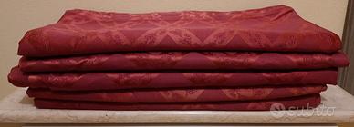 pack 5 tovaglie tavola in microfibra antimacchia