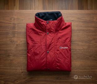 Giacca Berghaus Vintage Gore-tex Rossa e Blu XL