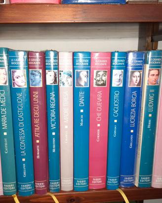 Collezione "Le grandi biografie" Fabbri ed. 24 vol