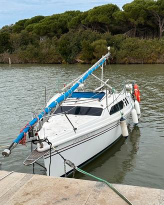 Barca a vela deriva mobile 7,40 mt