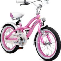 Bici bambina rosa metallizzata