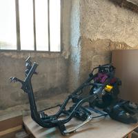 Telaio aerox 50 con boocco chiavi e caballetto