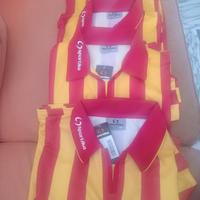 Lotto maglie Sportika righe giallo rosso
