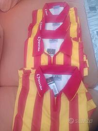 Lotto maglie Sportika righe giallo rosso