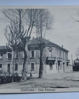 Cartolina di Codogno (LO)  Villa Pancotti
