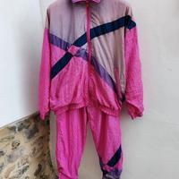 Vintage 90's Tracksuit Nylon Retro Jacket Pants M