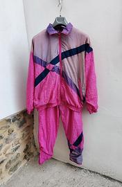 Vintage 90's Tracksuit Nylon Retro Jacket Pants M