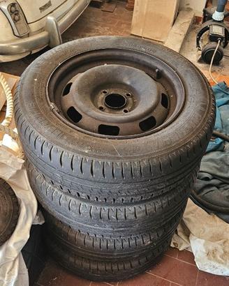 4 Cerchi in Ferro 15"- Originali Peugeot