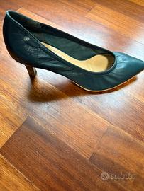 Scarpe pelle verde petrolio made in Italy