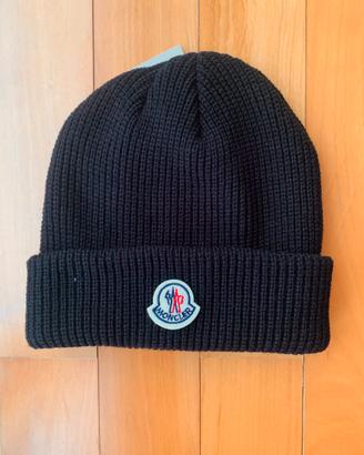 Berretto Moncler nero in lana