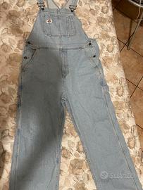 Salopette in jeans chiaro Dickies