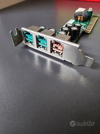 Scheda PCI HP rp5000 alimentata USB 