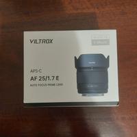 Obiettivo Viltrox 25 mm e mount
