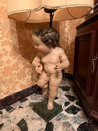 Lampada angelo statua