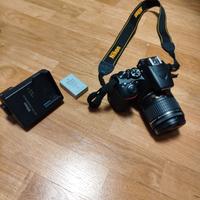 fotocamera nikon d3500 pari al nuovo 