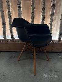 Set di 8 sedie moderne in stile scandinavo