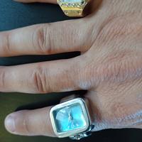 2 Anelli orologio da dito per estetica non funzion