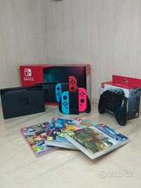 Nintendo Switch + Pro controller COME NUOVI