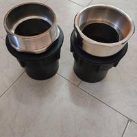 2 Raccordi M/S Acciaio 316 pe100 pn16 diam. 110x4"