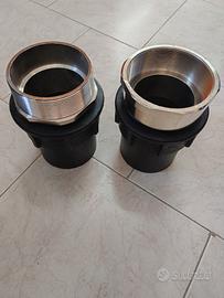 2 Raccordi M/S Acciaio 316 pe100 pn16 diam. 110x4"