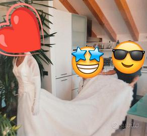 Abito da sposa avorio tg. 40 