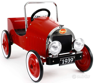 Auto a Pedali Vintage da Corsa " Baghera " Rossa