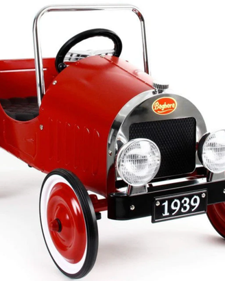 Auto a Pedali Vintage da Corsa " Baghera " Rossa