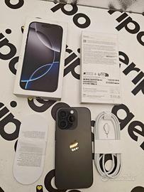 apple iPhone 16 pro nero batteria 90% 128gb 